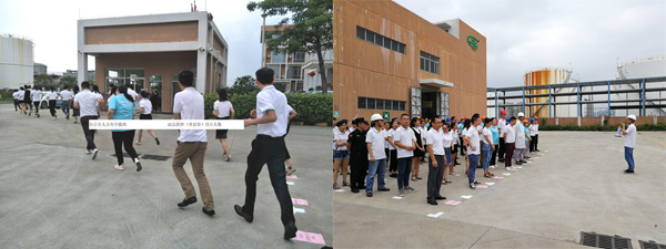 廣東綠洲化工有限公司罐區泄漏著火事故綜合應急演練